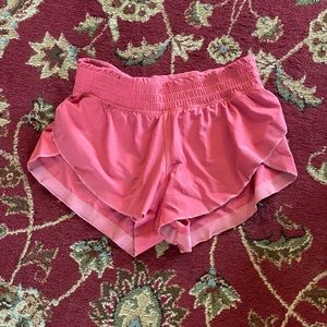 lululemon coral shorts